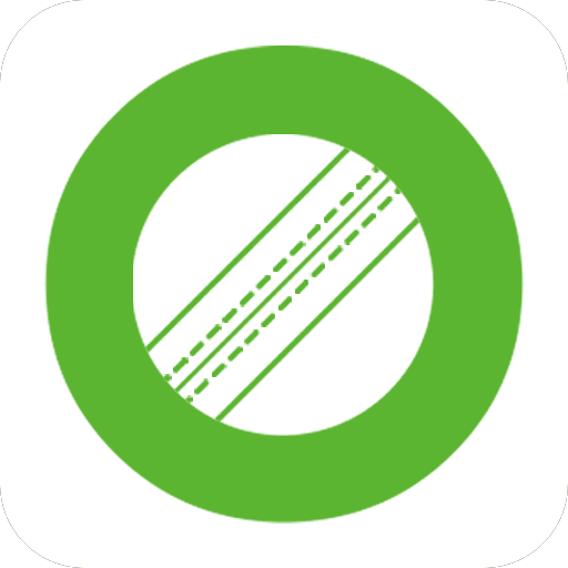 Findslotz app icon, a green ring over a cricket pitch