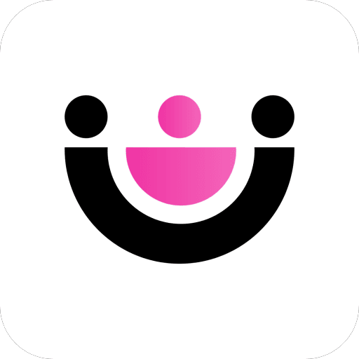 GentleBridge app icon, two figures and a smile